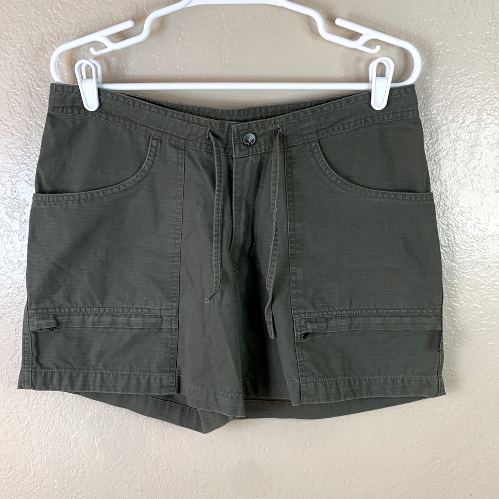 Prana Olive Green Cargo Shorts
